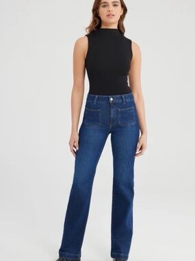 COJ Diana Dark Blue Bootcut Jeans 28x30